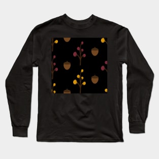 Autumn Black Long Sleeve T-Shirt